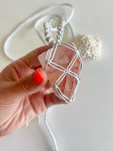 Red Fire Quartz Leather Talisman