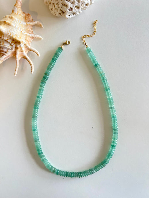 Summer Necklace - Green Aventurine