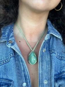 Green Aventurine Nylon Talisman