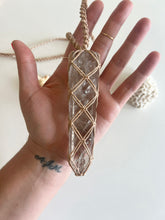 Load image into Gallery viewer, Smoky Quartz Leather Talisman