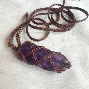 amethyst talisman (brown)