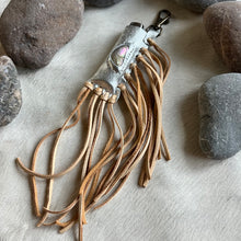 Load image into Gallery viewer, Abalone Fire Keeper - Silver/Tan