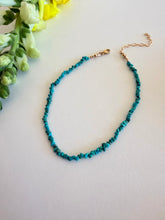 Load image into Gallery viewer, Tiny Turquoise Anklet