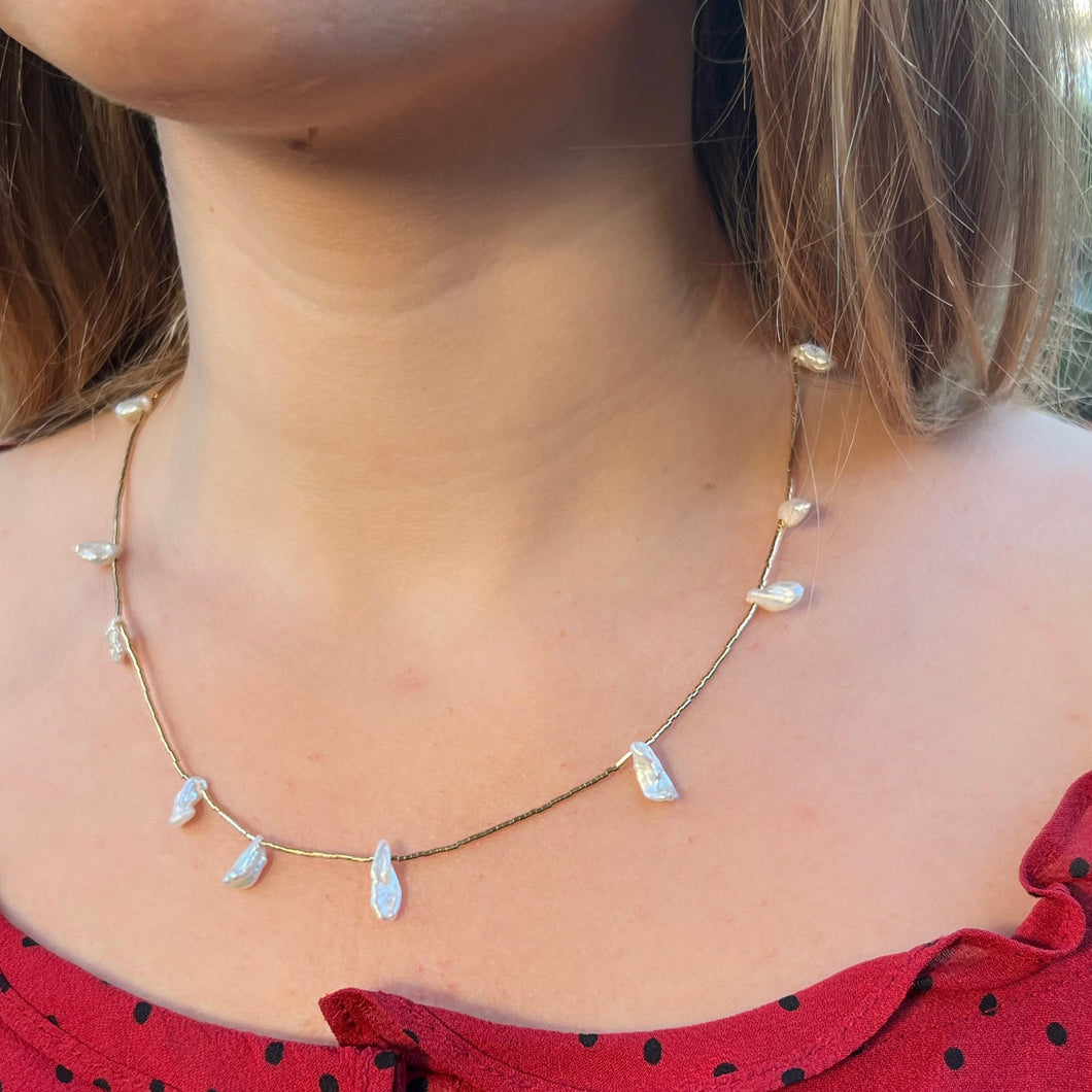 Eros Necklace - Pearl