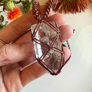 clear quartz talisman