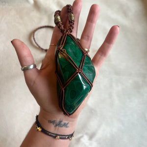 XL malachite talisman