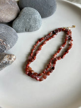 Load image into Gallery viewer, Wrap Necklace - Carnelian Pebble