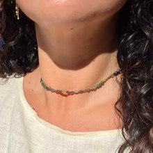 Load image into Gallery viewer, black opal choker