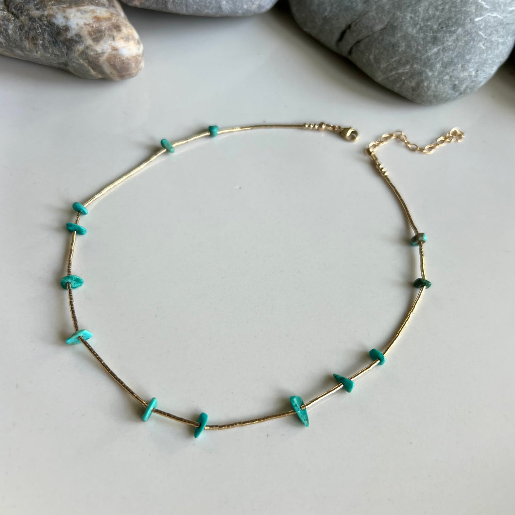 Eros Choker - Turquoise