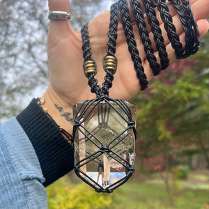 XL smokey quartz talisman