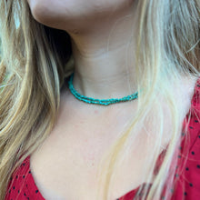 Load image into Gallery viewer, Wrap Necklace - Turquoise Chip