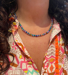 rainbow opal necklace