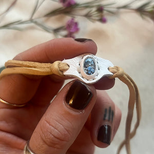 turquoise horizon bracelet (white/ivory)
