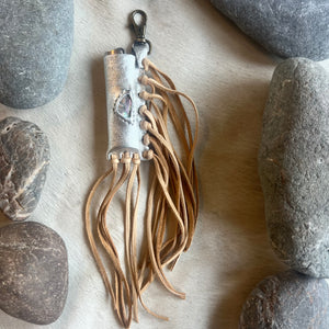 Abalone Fire Keeper - Silver