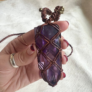 amethyst talisman (brown)