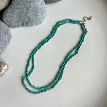 Load image into Gallery viewer, Wrap Necklace - Turquoise Chip