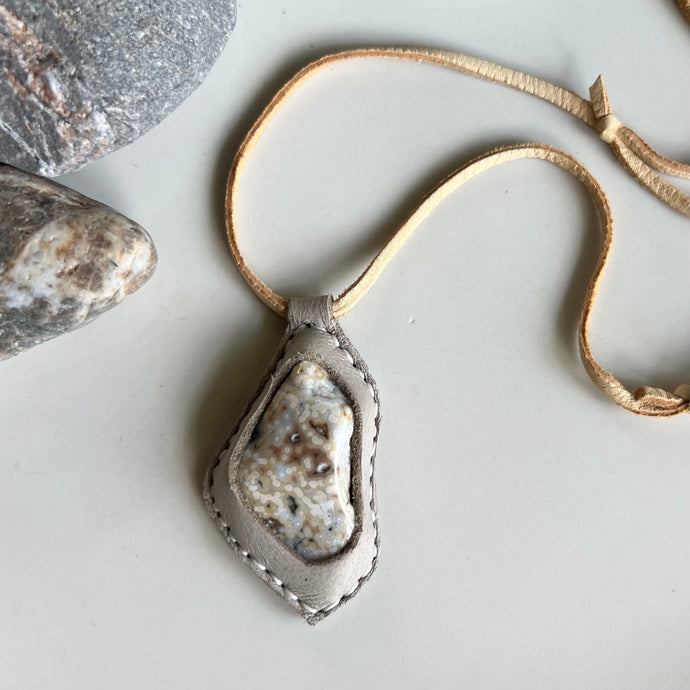 Ocean Jasper Horizon Necklace