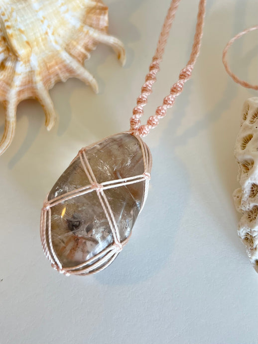 Smoky Quartz Nylon Talisman