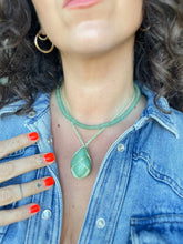 Load image into Gallery viewer, Green Aventurine Nylon Talisman