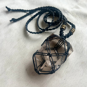 XL smokey quartz talisman