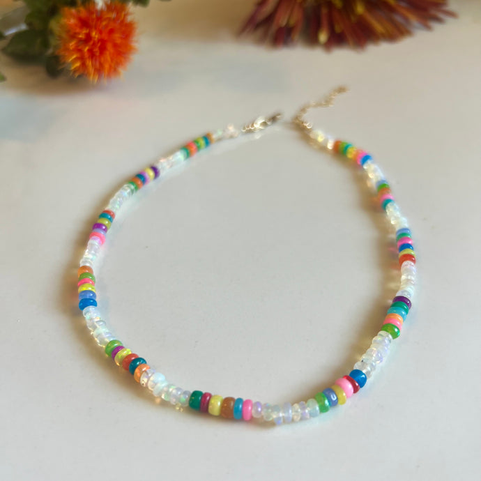 funky opal choker