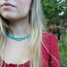 Load image into Gallery viewer, Wrap Necklace - Turquoise Heishi - aka “Double Sedona”