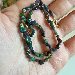 black opal choker