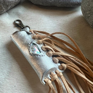 Abalone Fire Keeper - Silver