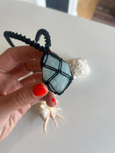 Load image into Gallery viewer, Aquamarine Leather Talisman
