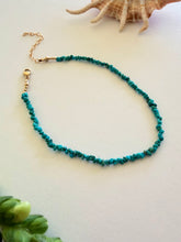 Load image into Gallery viewer, Tiny Turquoise Anklet