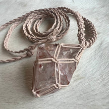 Load image into Gallery viewer, amphibole quartz talisman (natural)