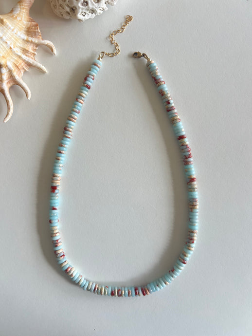 Summer Necklace - Aqua Terra Jasper