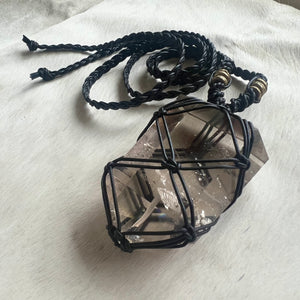 XL smokey quartz talisman