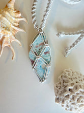 Load image into Gallery viewer, Larimar Leather Talisman
