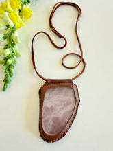 Load image into Gallery viewer, Rose Quartz Horizon Necklace
