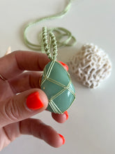 Load image into Gallery viewer, Green Aventurine Nylon Talisman
