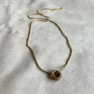 saturn necklace