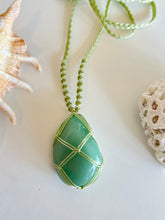 Load image into Gallery viewer, Green Aventurine Nylon Talisman