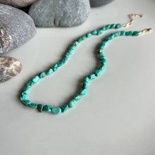 Load image into Gallery viewer, Turquoise Pebble Necklace