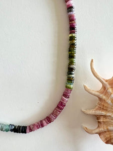 Summer Necklace - Watermelon Tourmaline