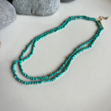 Load image into Gallery viewer, Wrap Necklace - Turquoise Chip