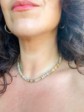 Load image into Gallery viewer, Summer Necklace - Yellow Crazy Lace Agate