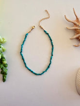 Load image into Gallery viewer, Tiny Turquoise Anklet
