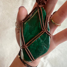 Load image into Gallery viewer, XL malachite talisman