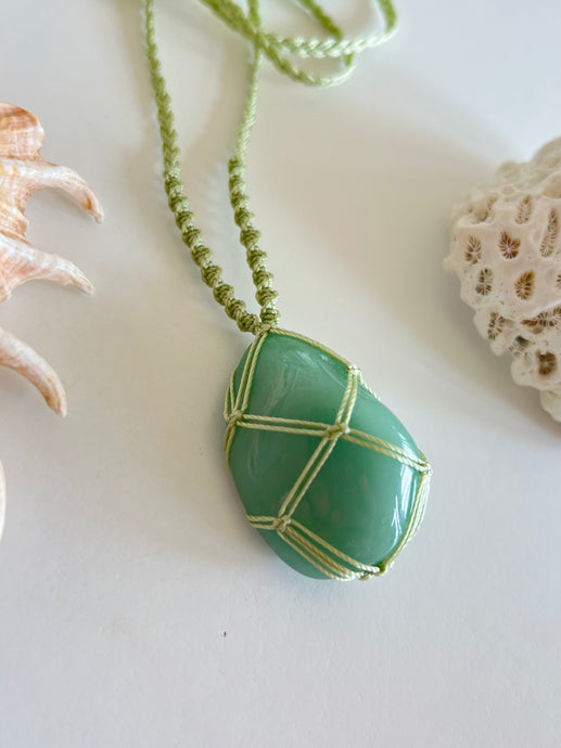 Green Aventurine Nylon Talisman