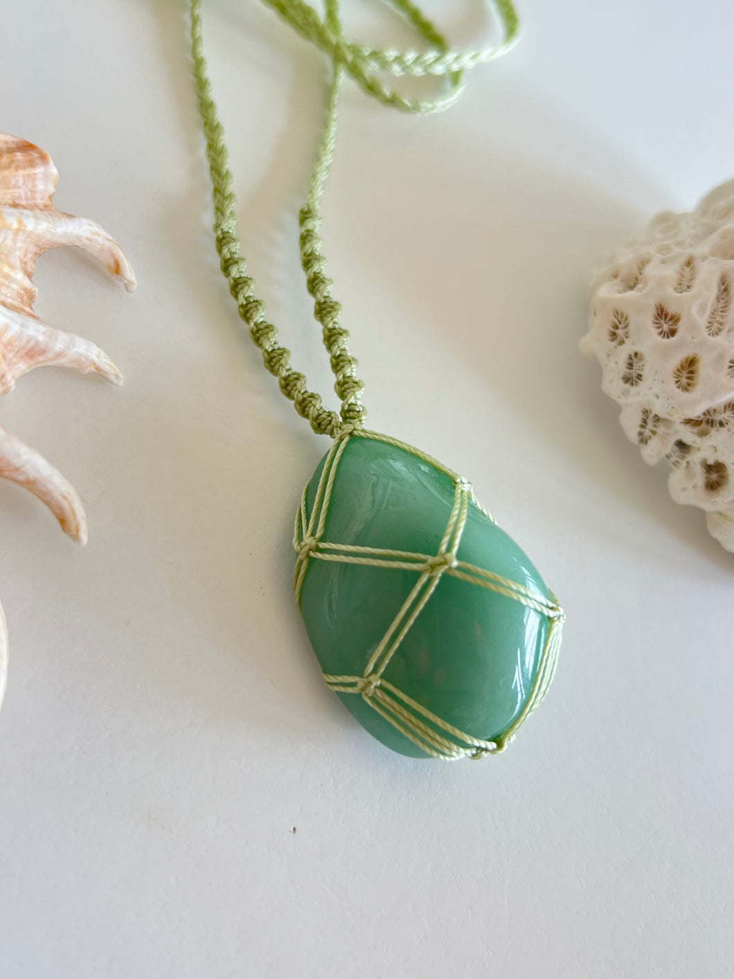 Green Aventurine Nylon Talisman