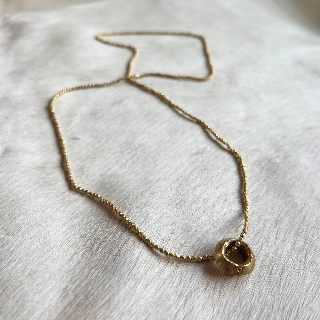 saturn necklace