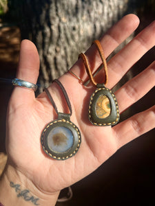 agate horizon necklace