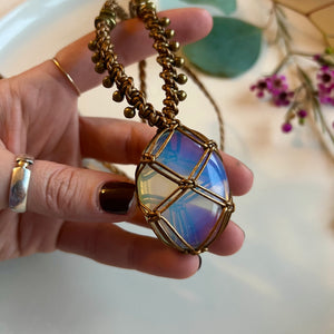 opalite talisman (bronze)