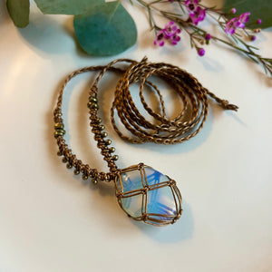 opalite talisman (bronze)